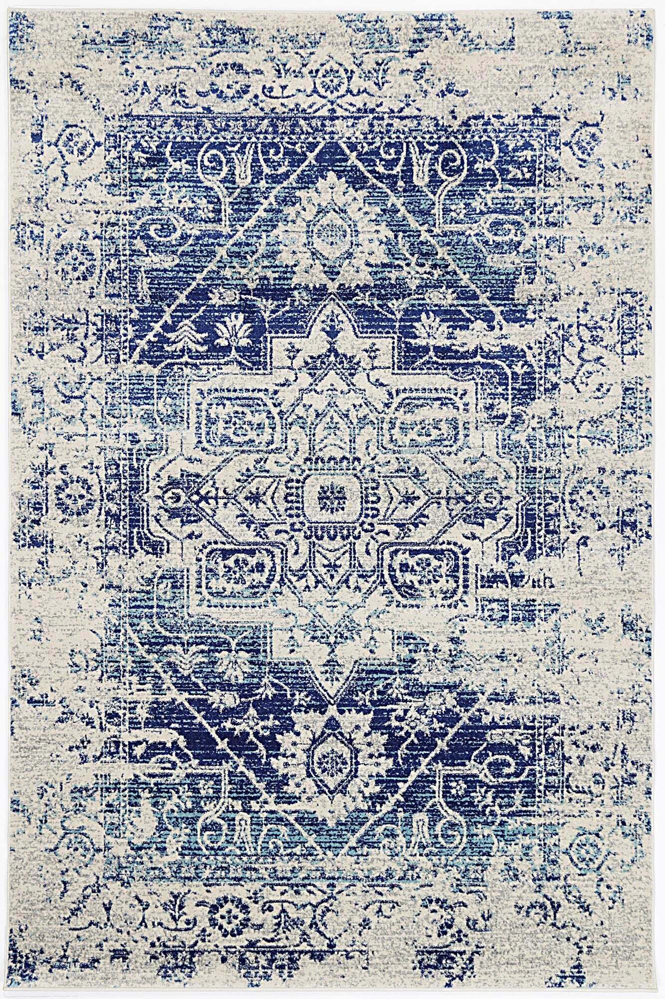 Large View Donna Traditional Medallion Rug