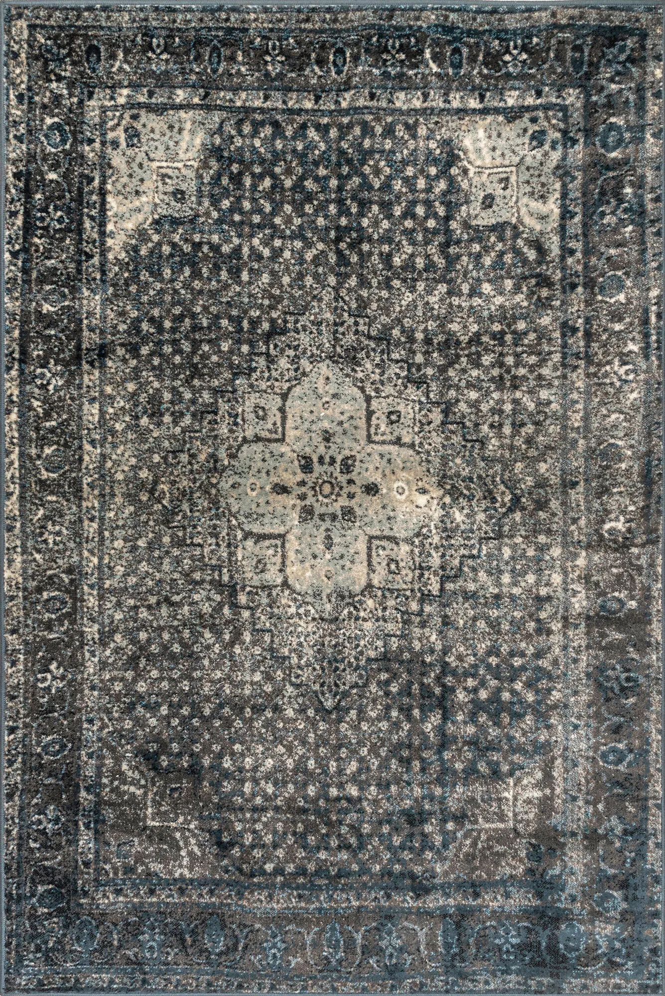 Ugo Overdyed Medallion Rug