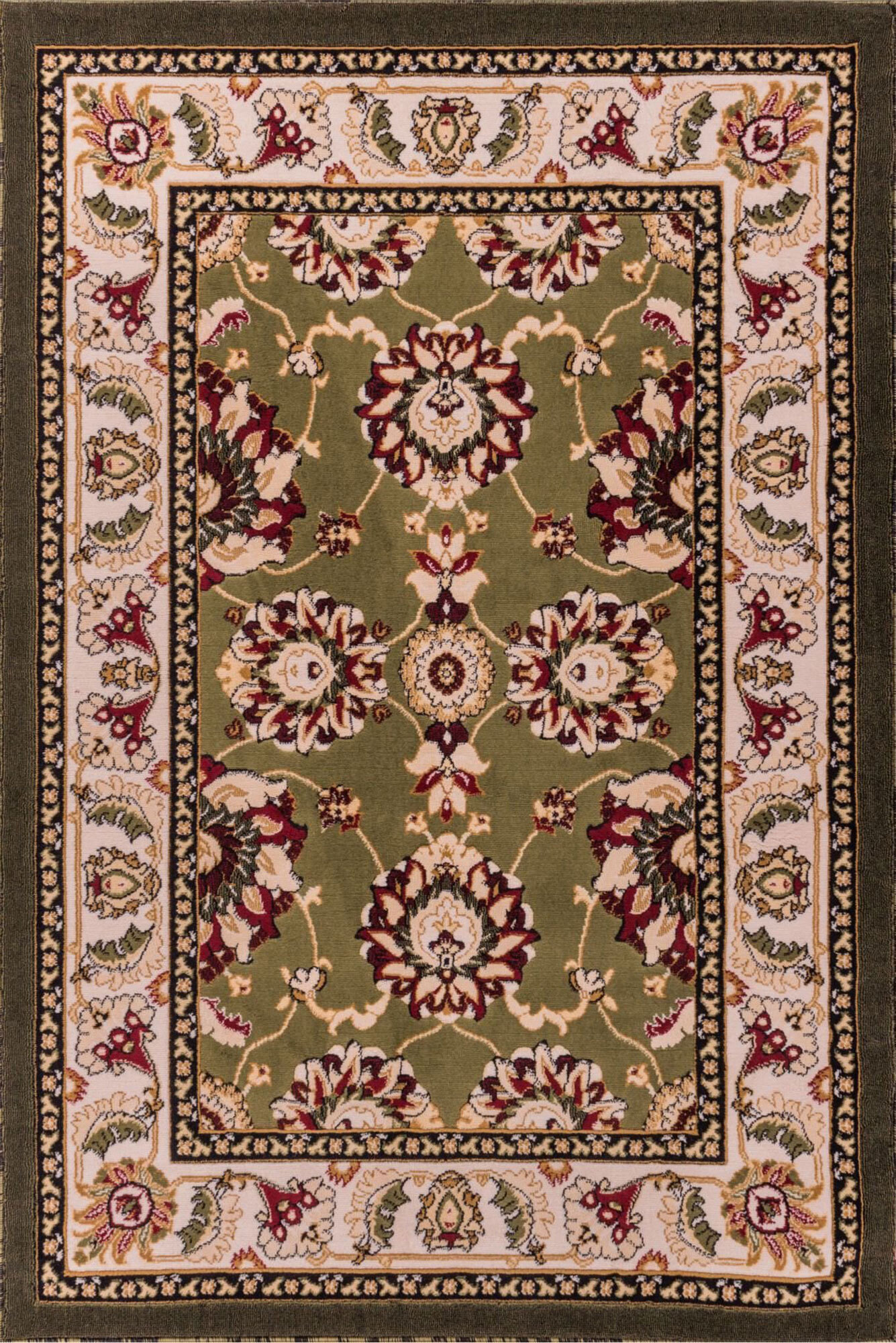 Atlanta Traditional Classic Green Rug