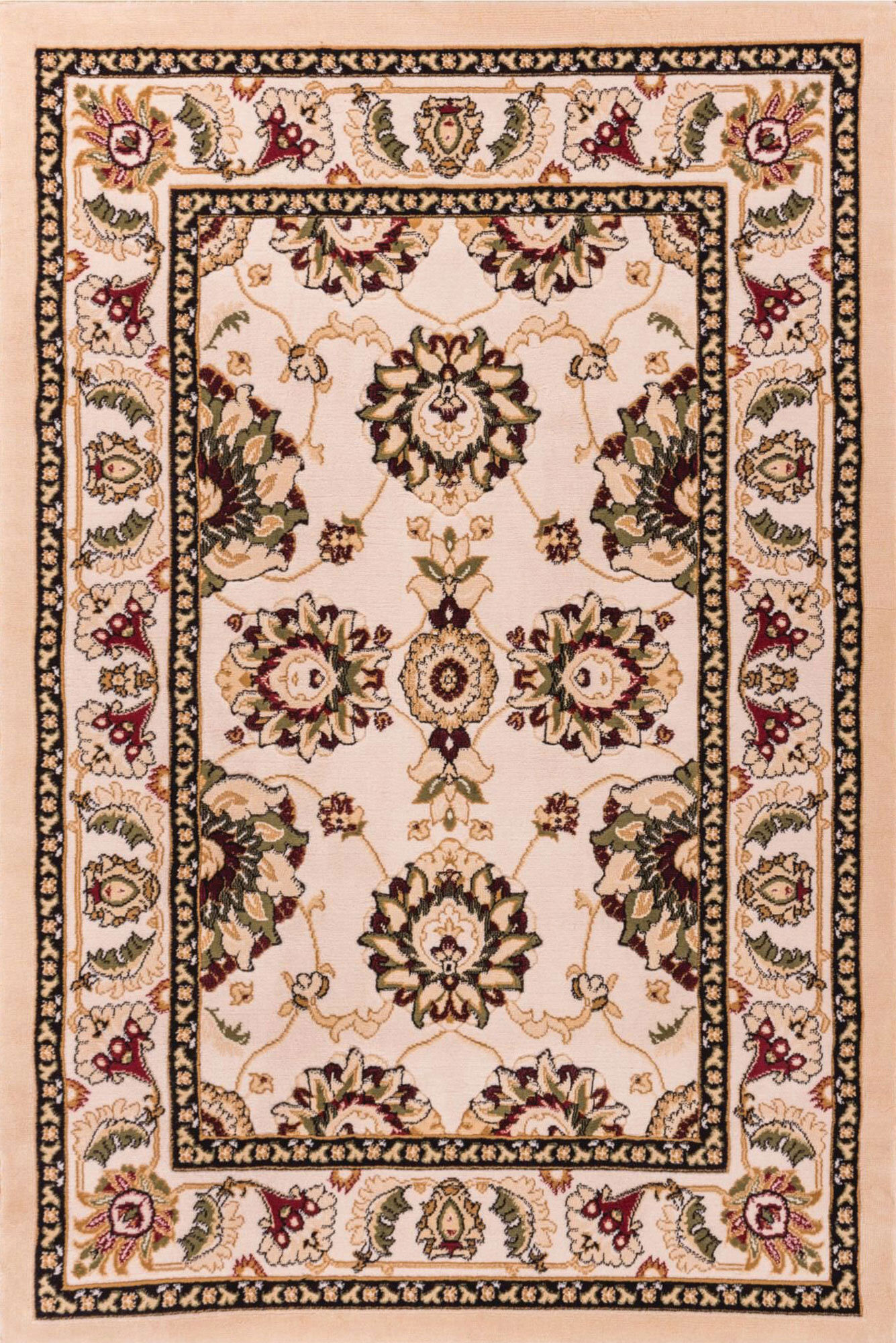 Large View Atlanta Traditional Classic Cream Rug