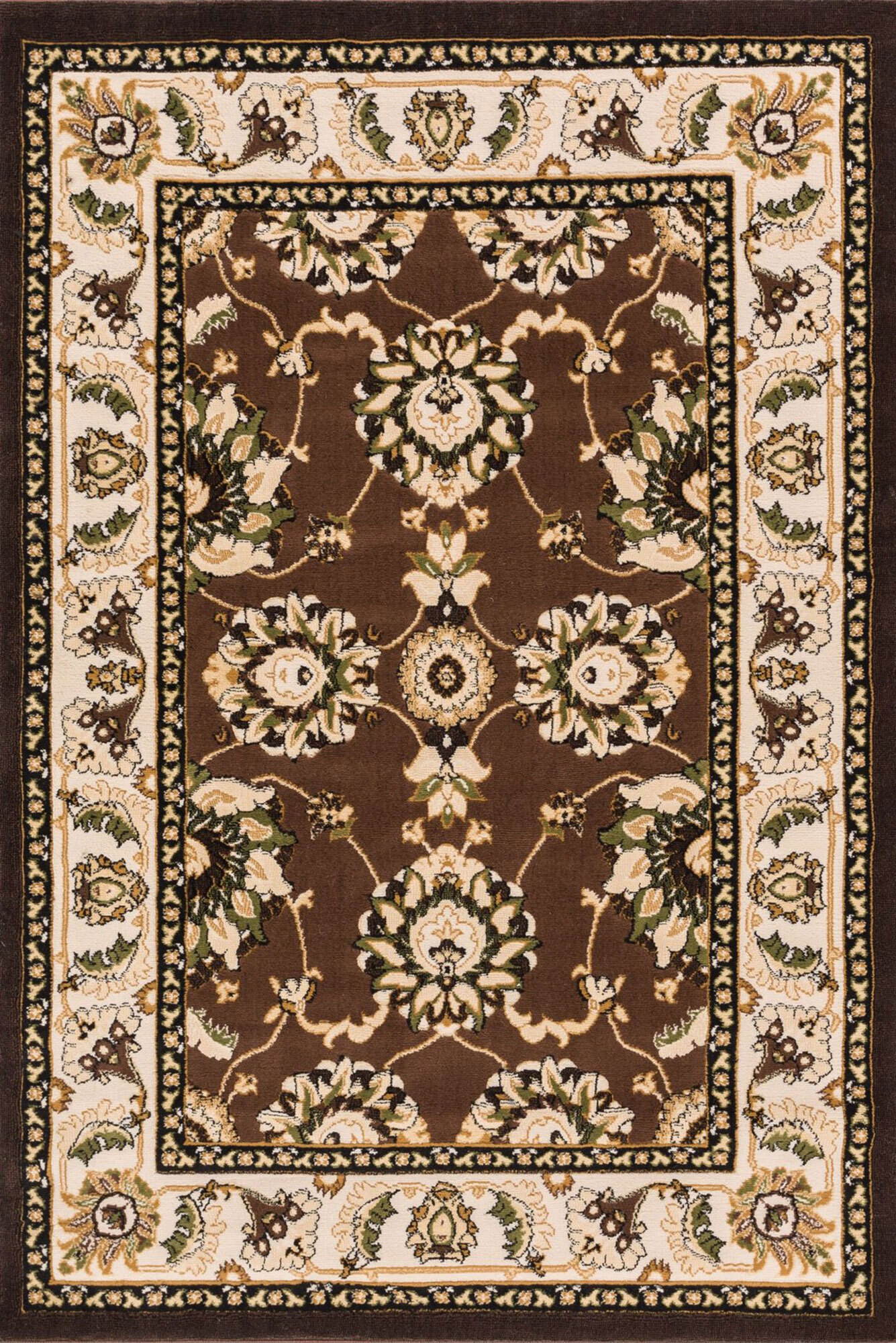 Atlanta Traditional Floral Brown Rug