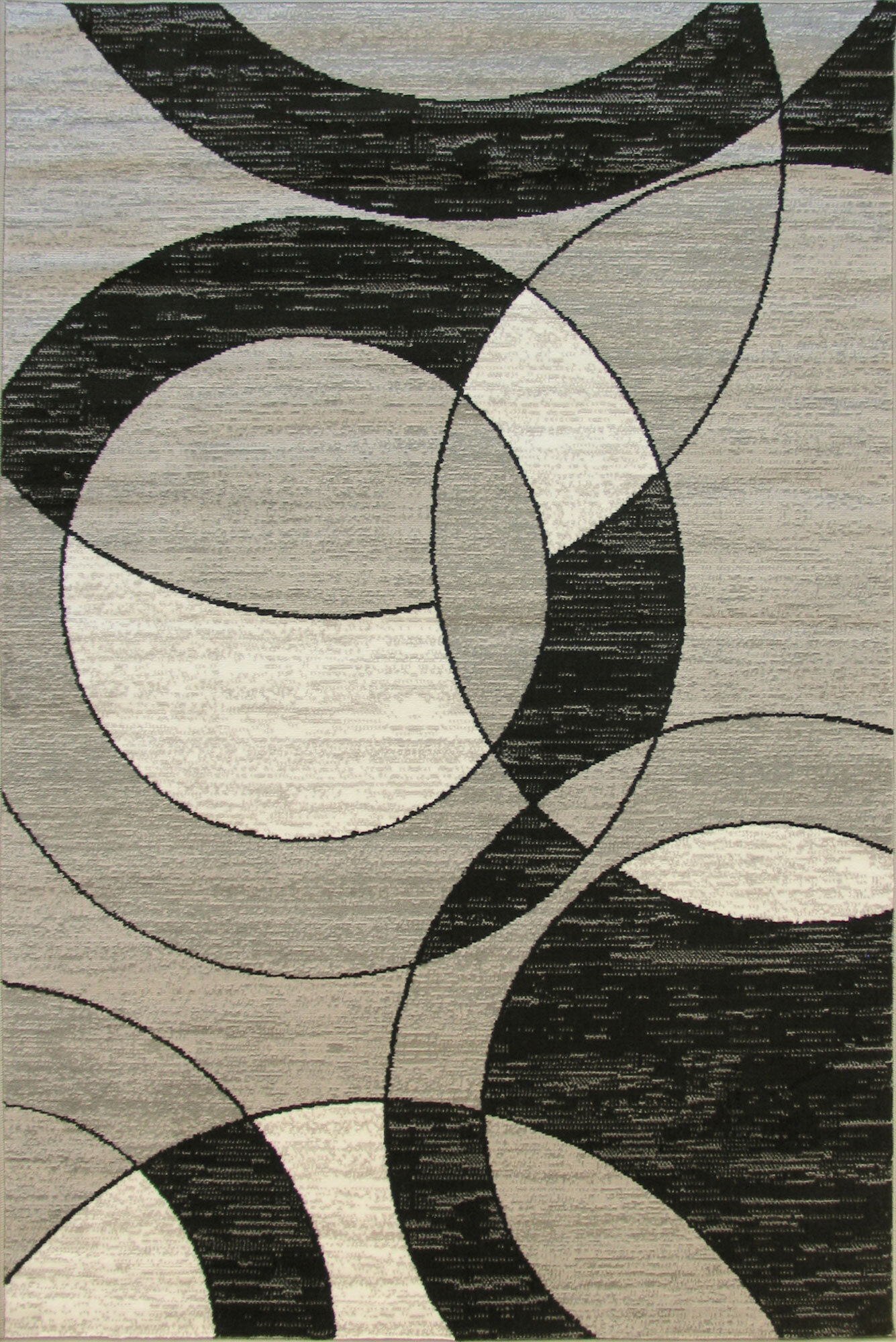 Large View Atlanta Modern Circle Design Rug