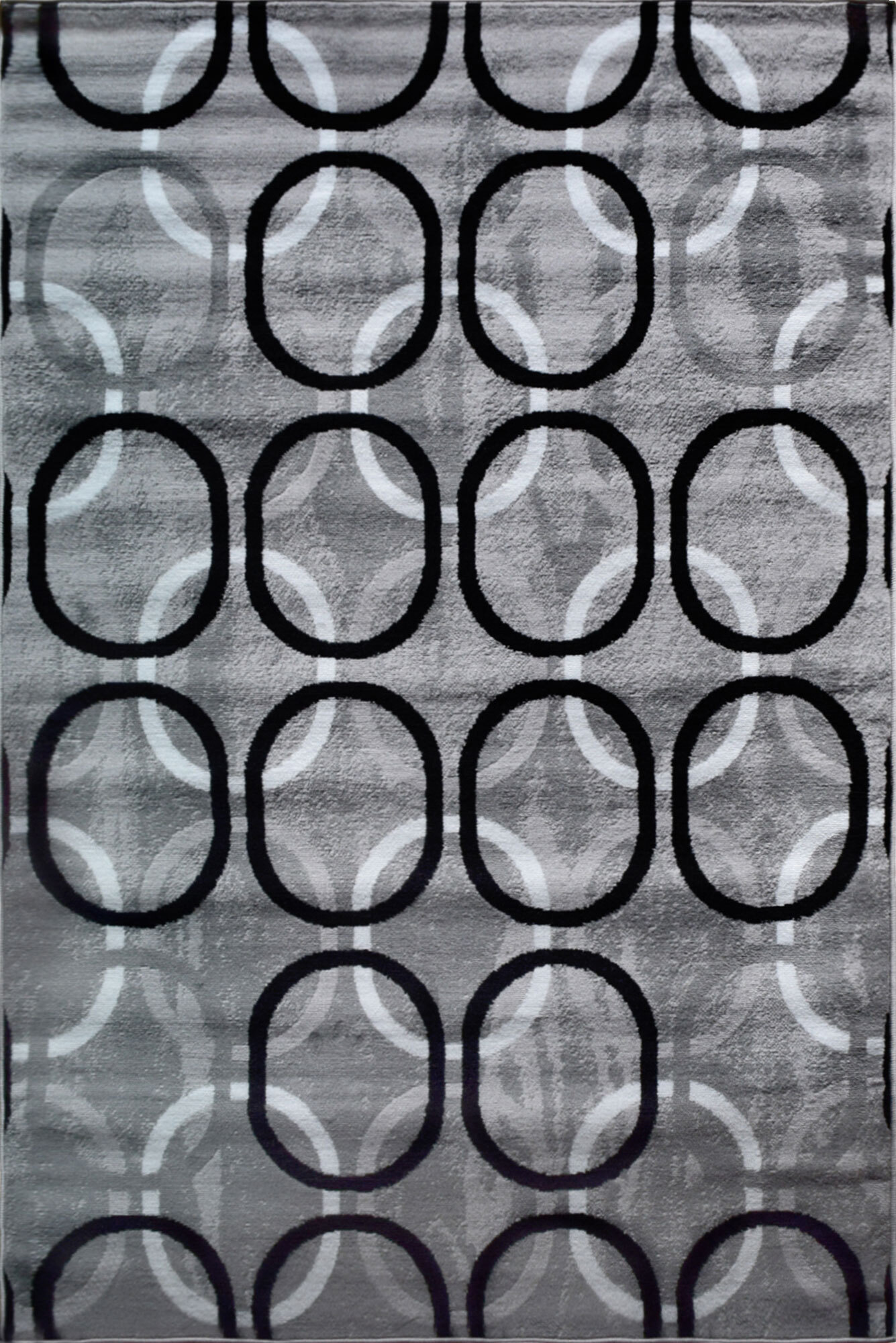 Large View Atlanta Modern Circle Pattern Rug