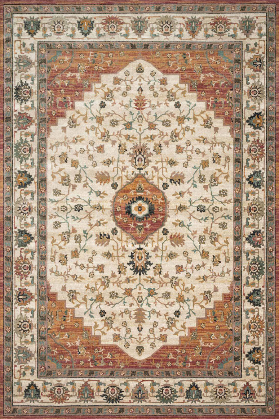 Alder Classic Floral Medallion Rug