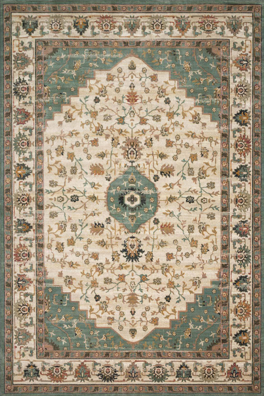 Alder Traditional Medallion Rug