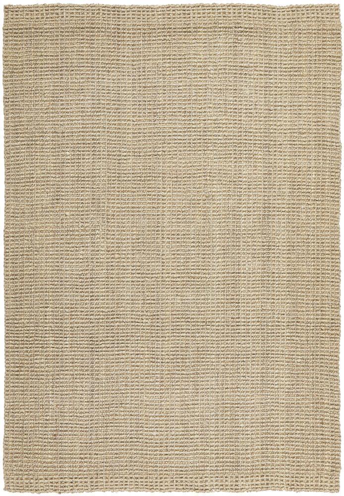 Agra Tan Hand Loomed Jute Rug