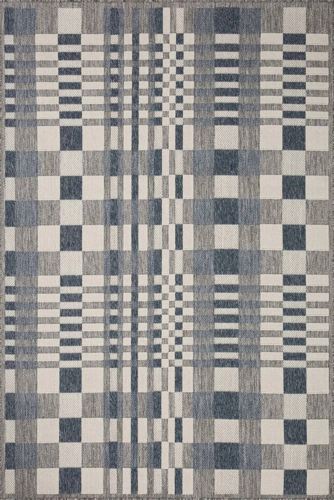 Large View Alfresco Geometric Patio Rug