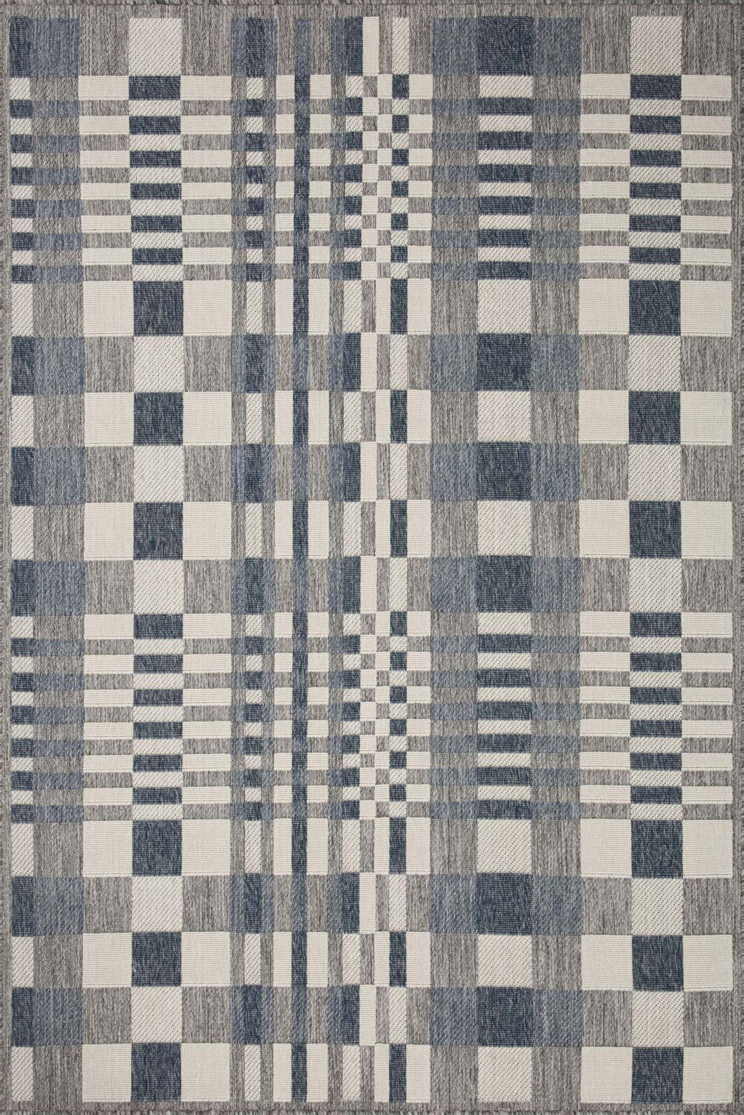 Large View Alfresco Geometric Patio Rug