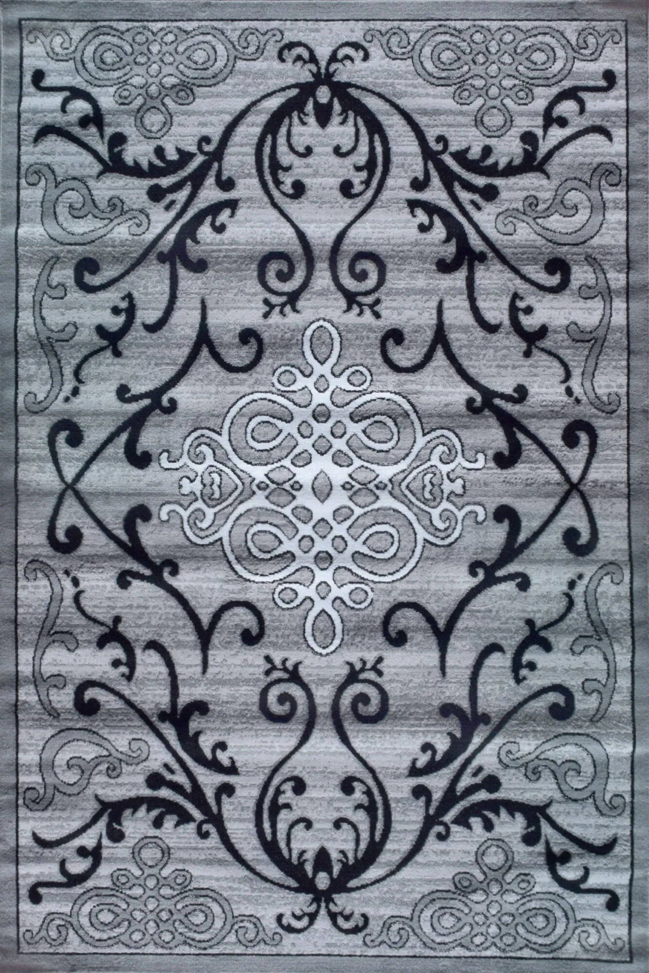 Americo Grey Medallion Rug