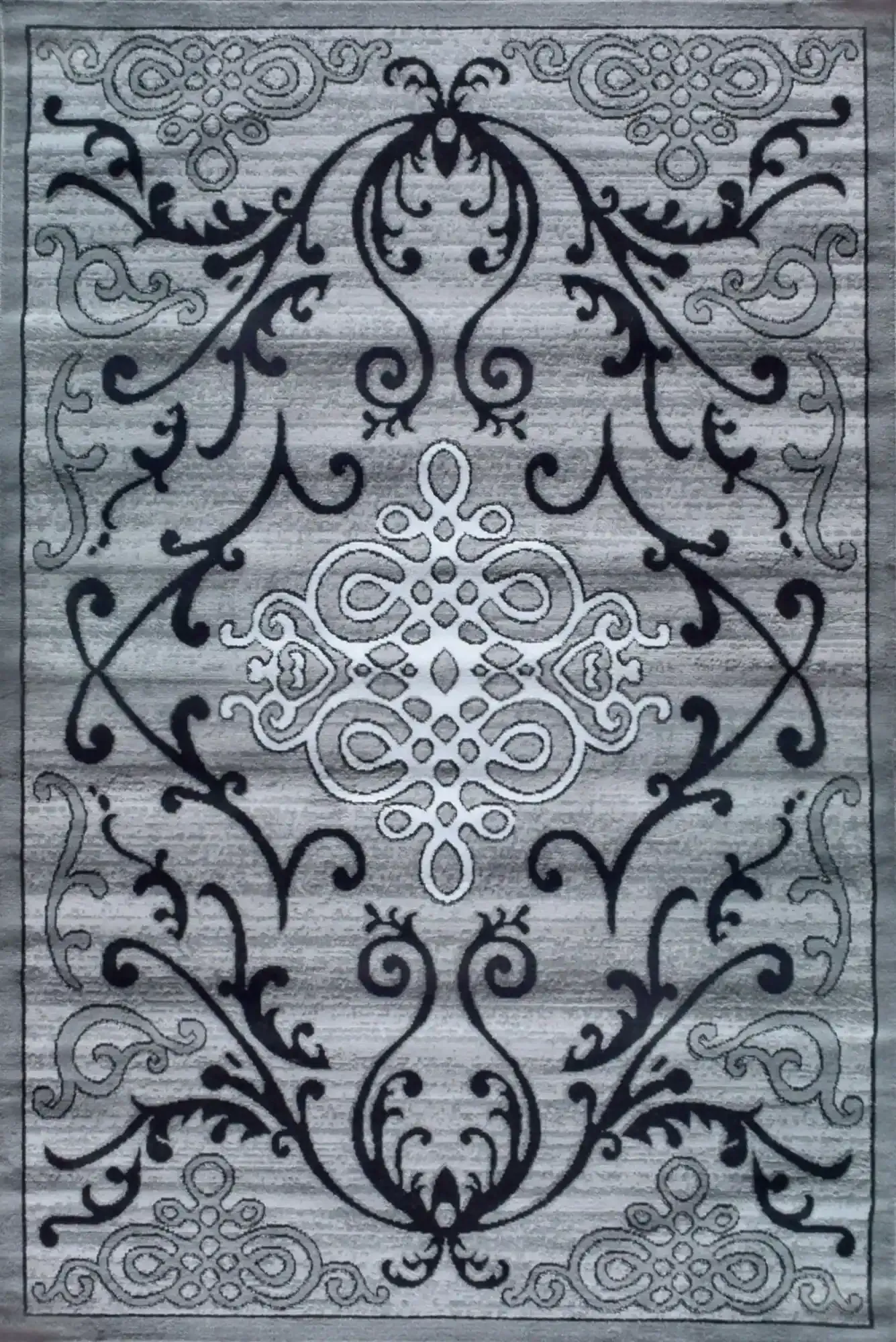 Americo Grey Medallion Rug