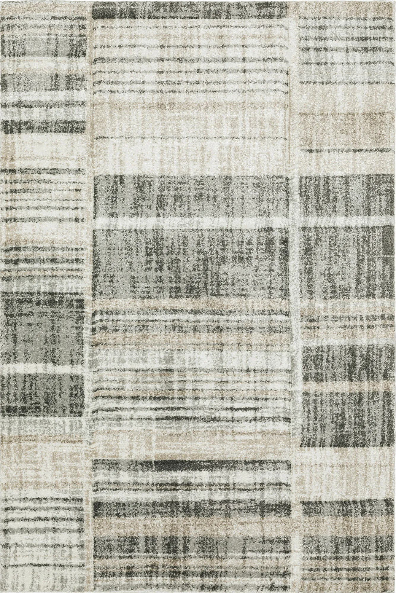 Large View Amsterdam Striped Carved Rug