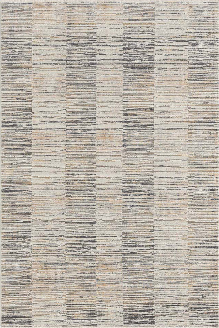 Large View Anna Contemporary Striped Rug