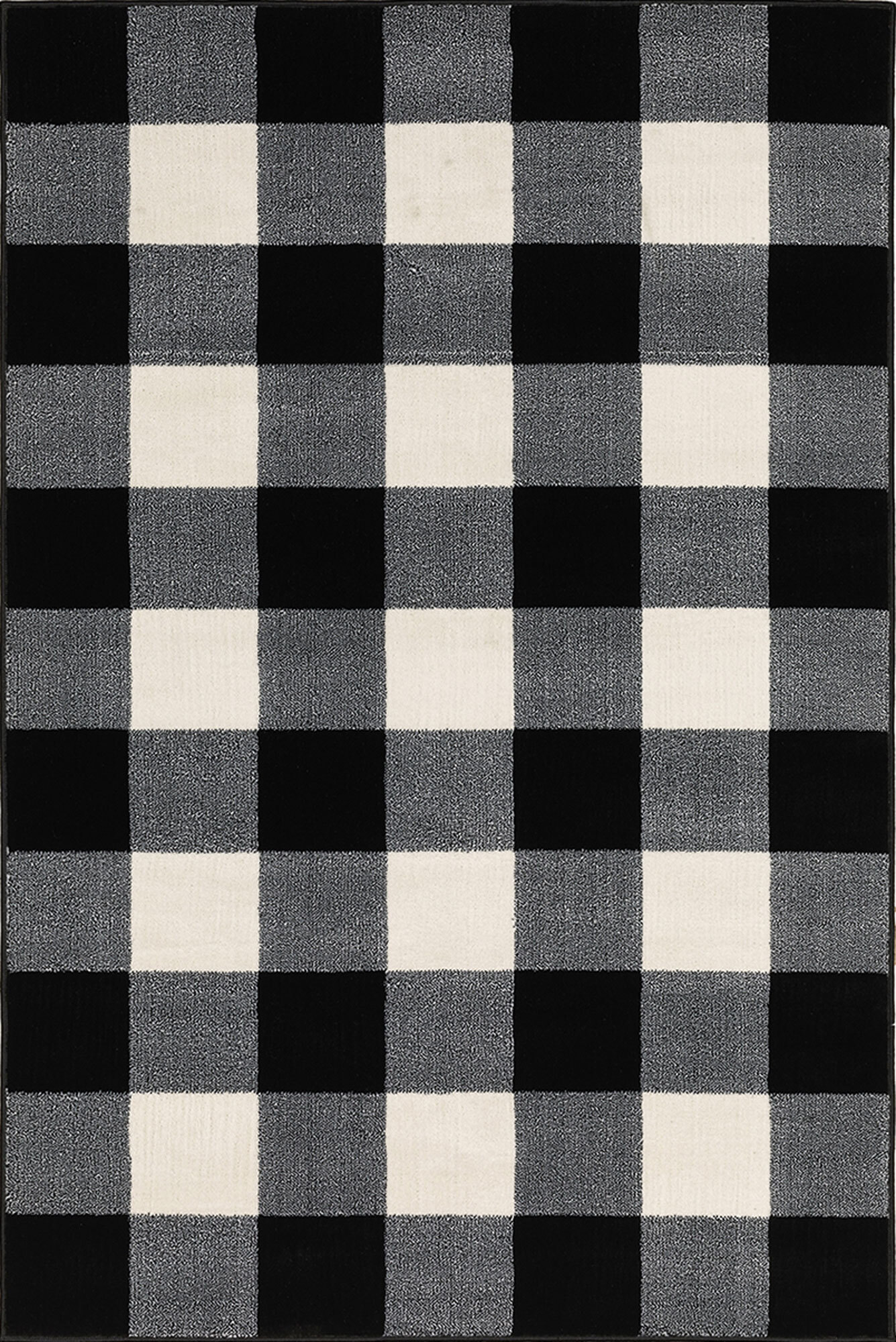 Adel Plaid Check Pattern Rug