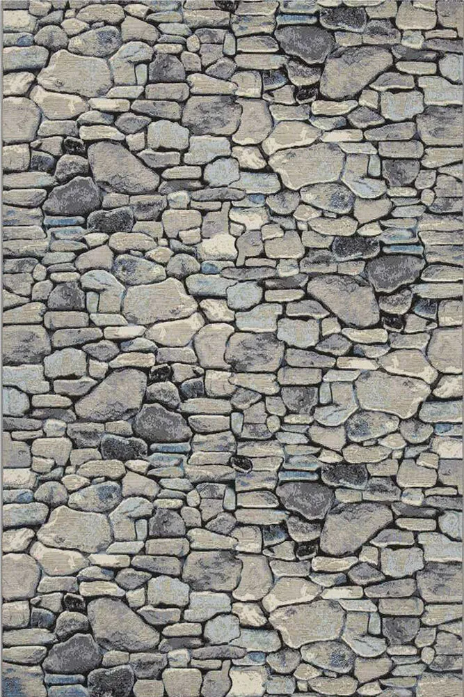 Aperto Stone Pebble Pattern Rug