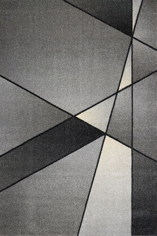 Large View Aria Grey Modern Abstract Rug