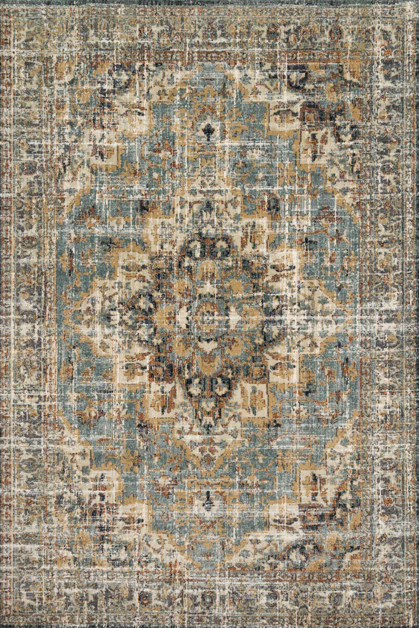 Aram Distressed Vintage Rug