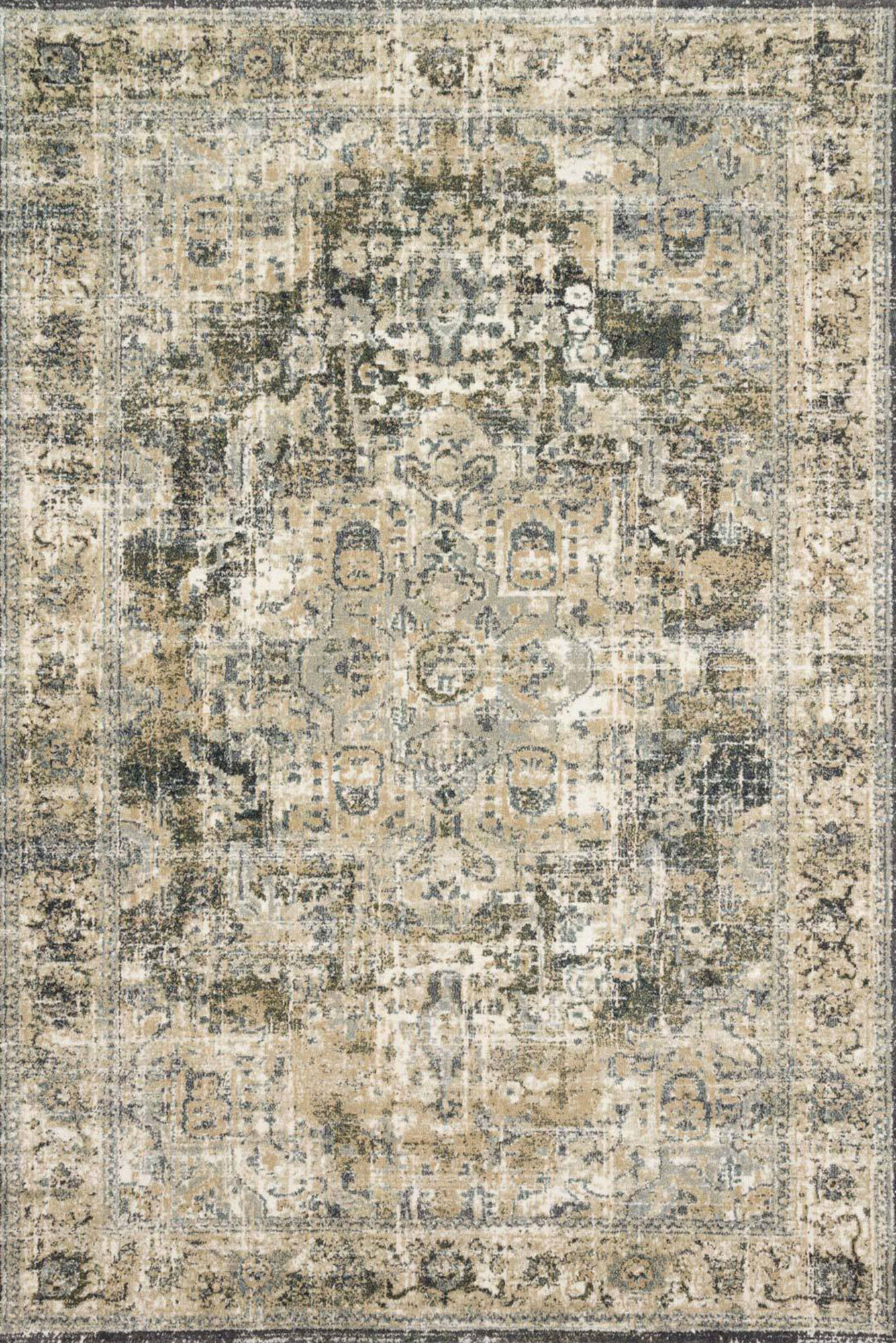 Aram Transitional Vintage Rug