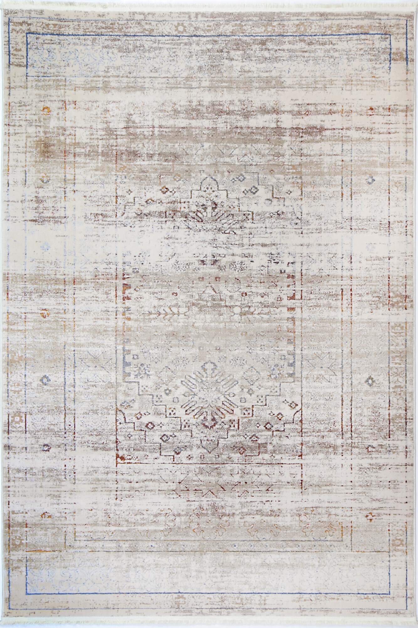 Large View Bari Traditional Fringed Rug