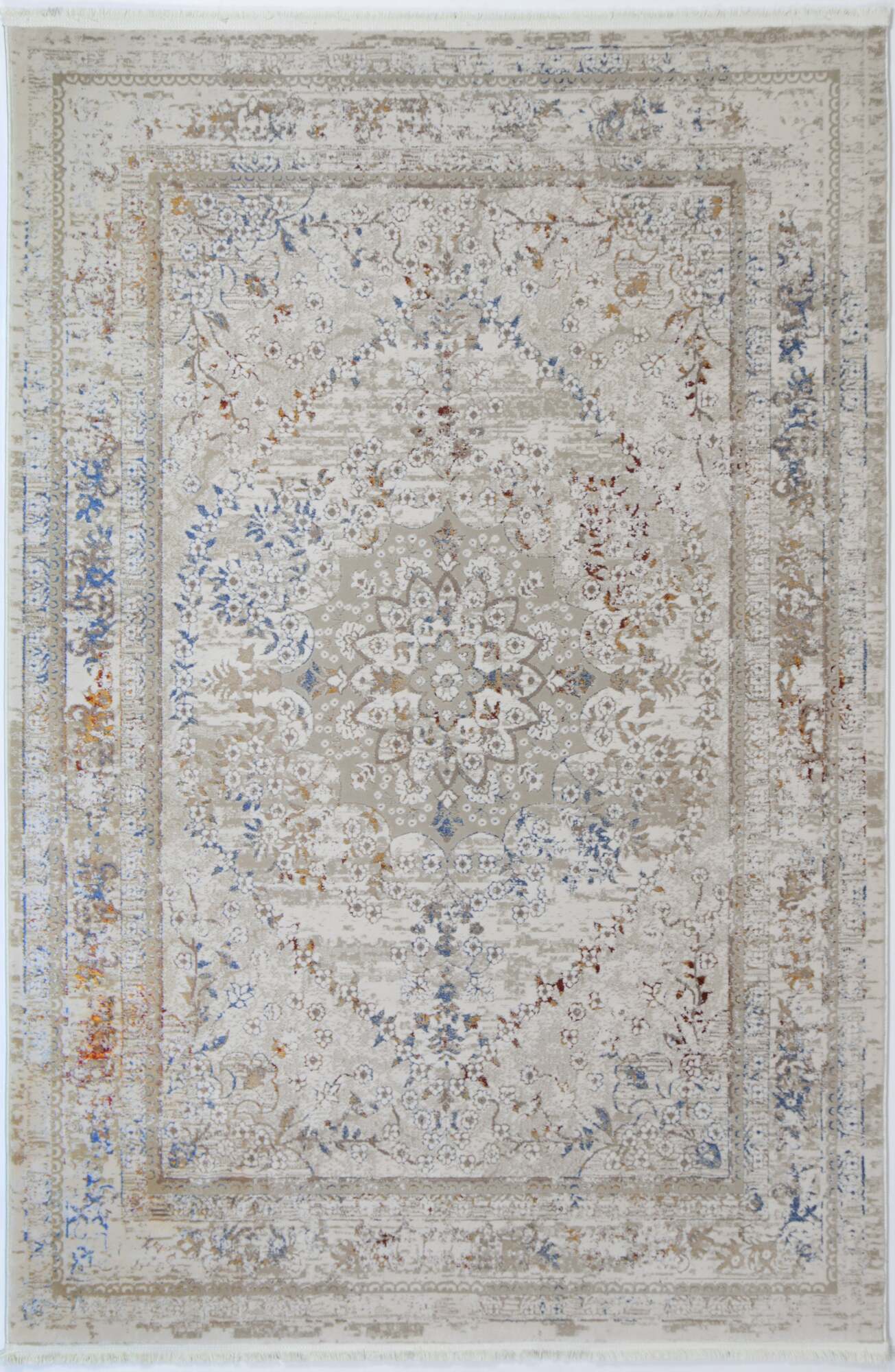 Large View Bari Classic Floral Medallion Rug