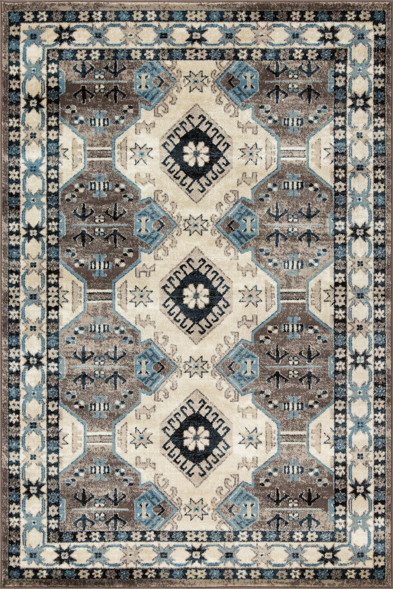 Bliss Traditional Geometric Rug