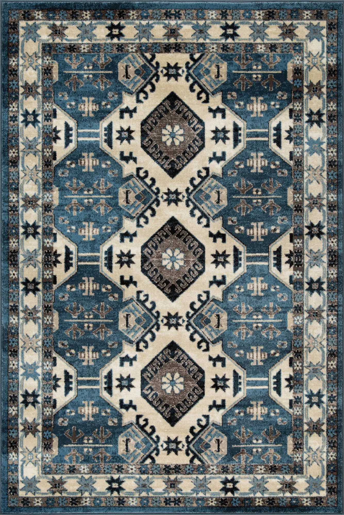 Bliss Traditional Geometric Rug