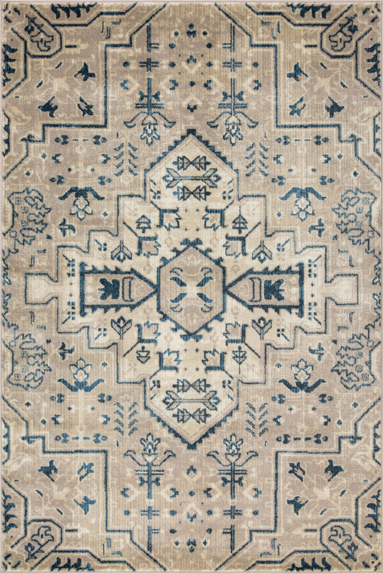 Bliss Traditional Medallion Rug
