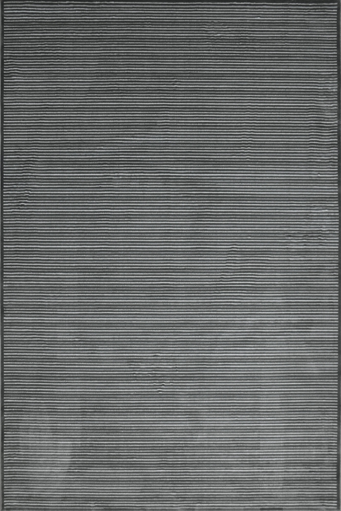 Large View Brigitte Modern Grey Striped Rug