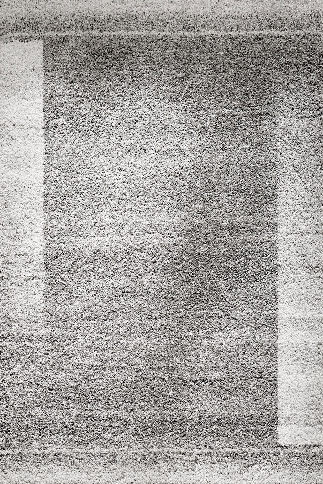 Boston Grey Modern Border Rug