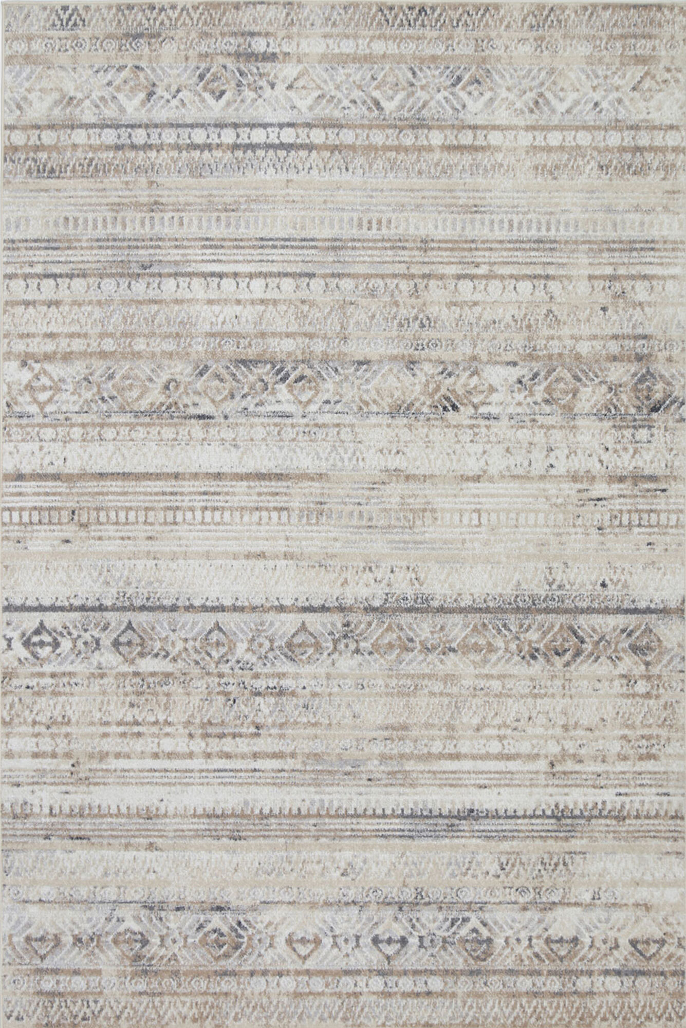 Large View Casa Striped Abstract Rug