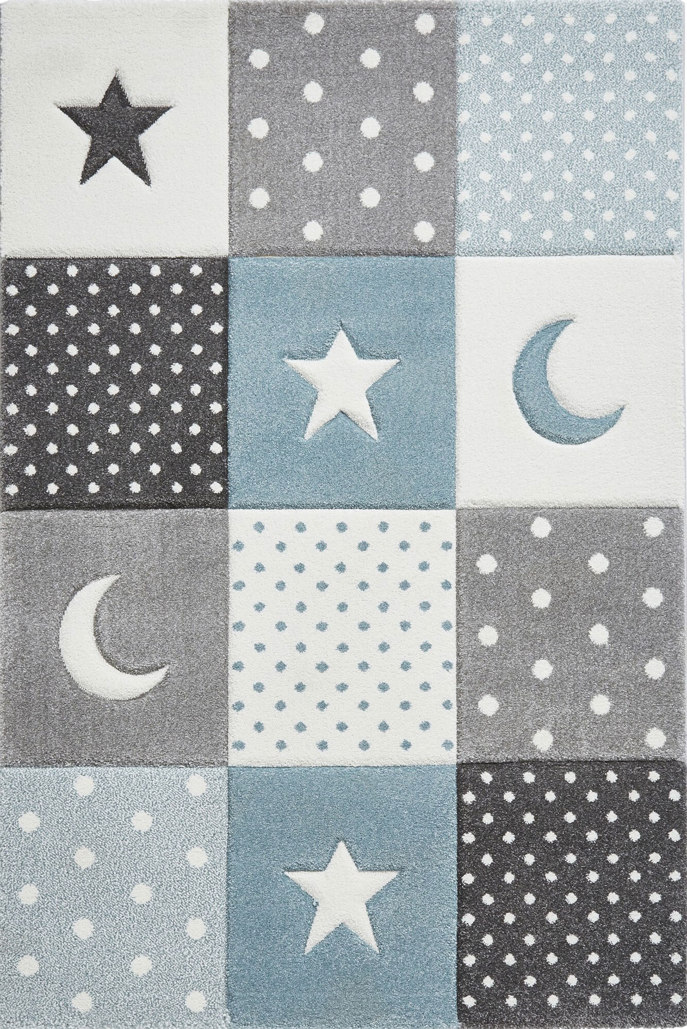 Charlie Moon & Stars Kids Rug