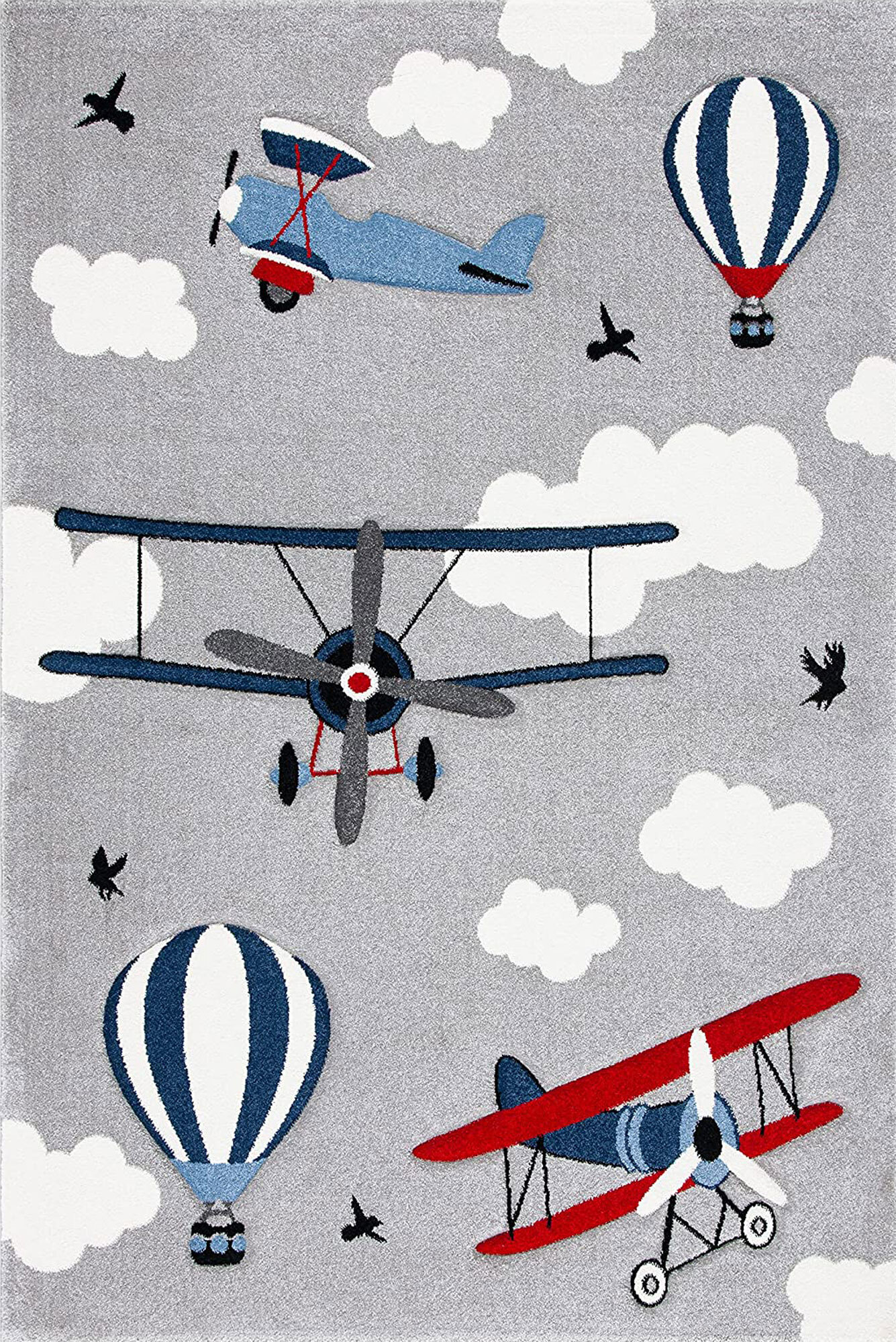 Charlie Biplane / Airplane Kids Rug