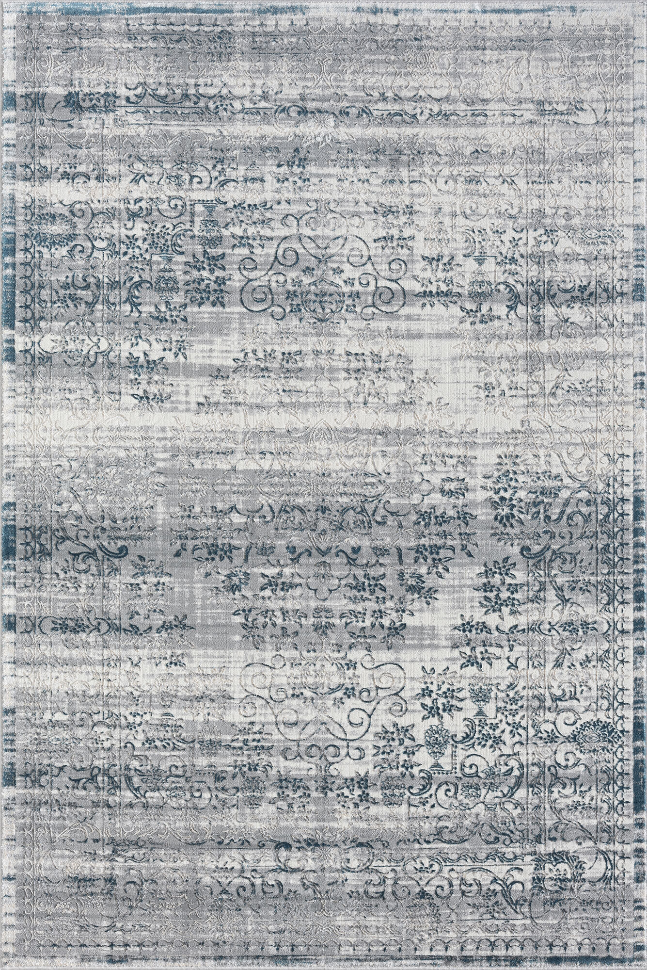 Large View Cindy Transitional Floral Rug