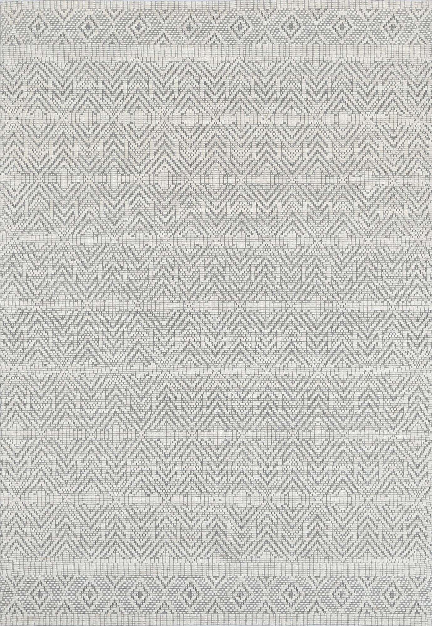 Large View Chea Geometric Wool Rug