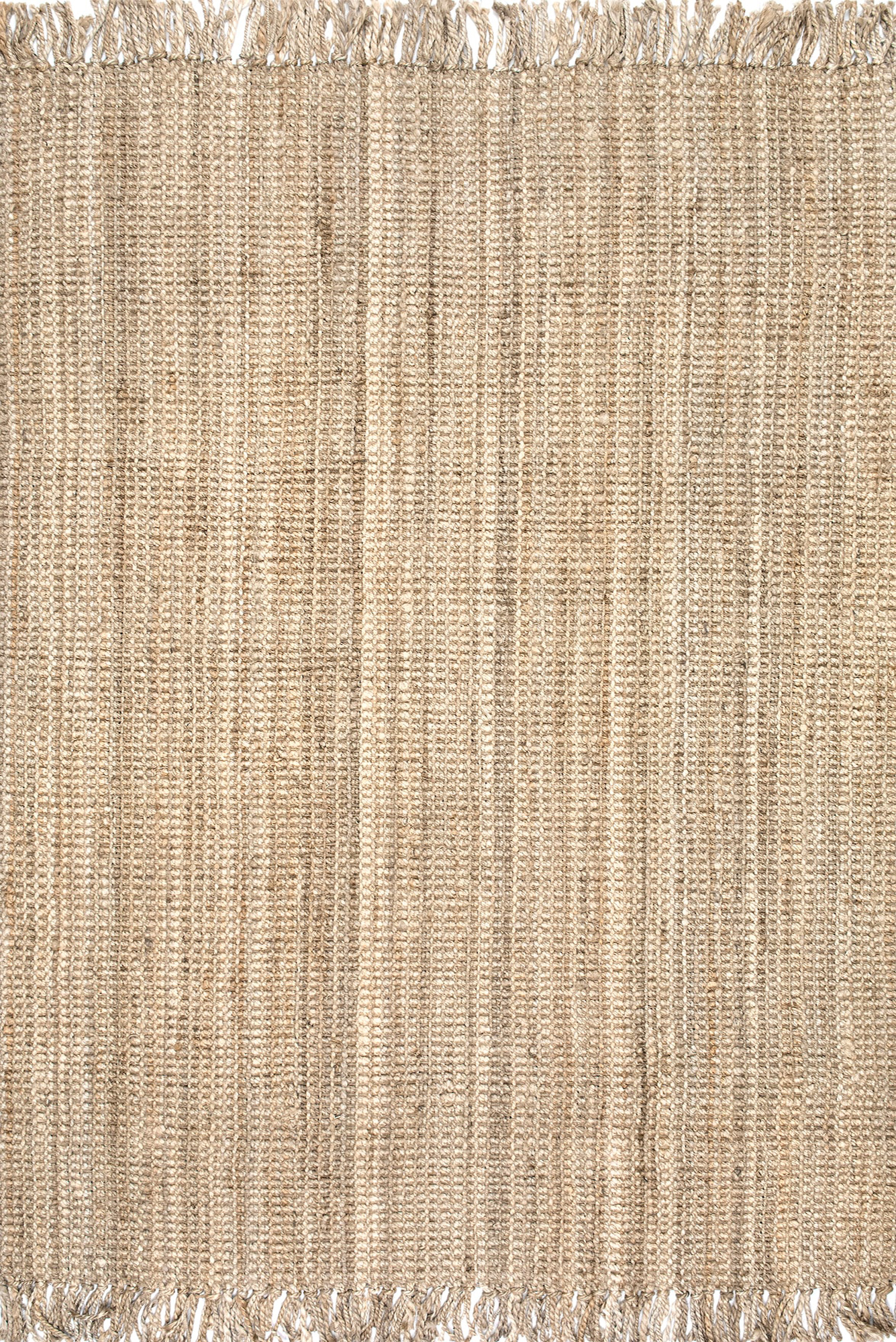 Large View Chunky Jute Hand Woven Rug