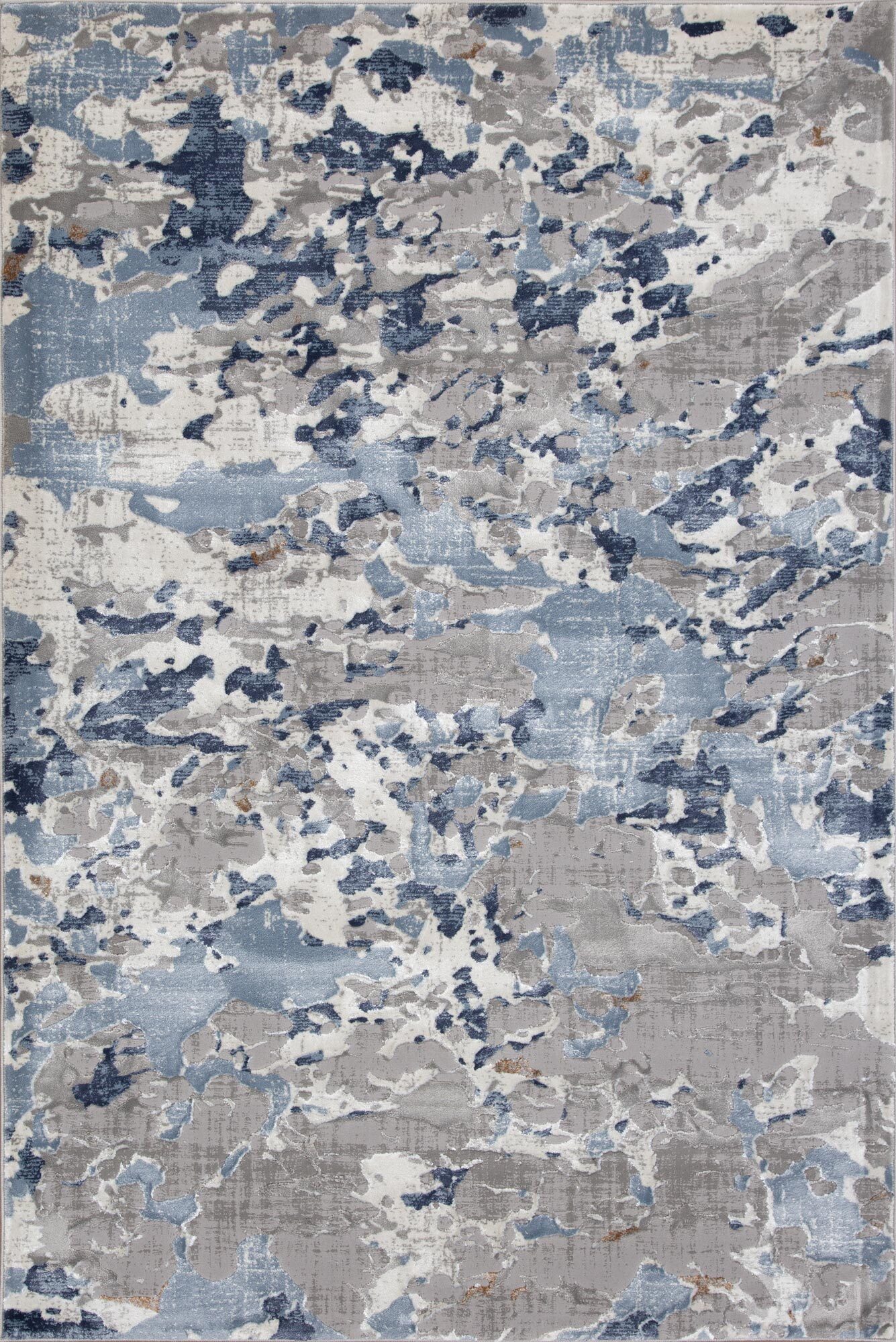Large View Cloud Modern Abstract Rug