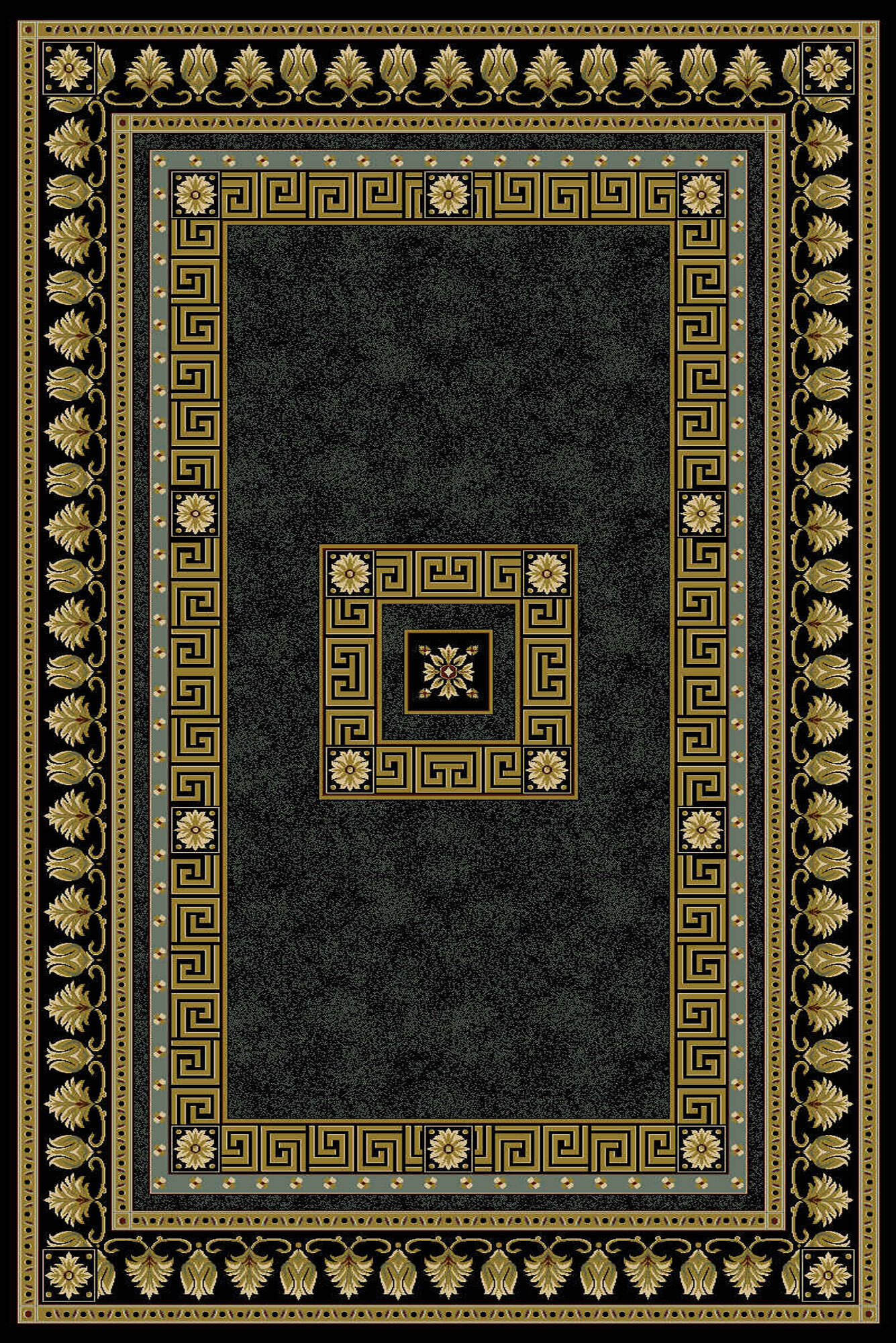Large View Cain Transitional Medallion Rug