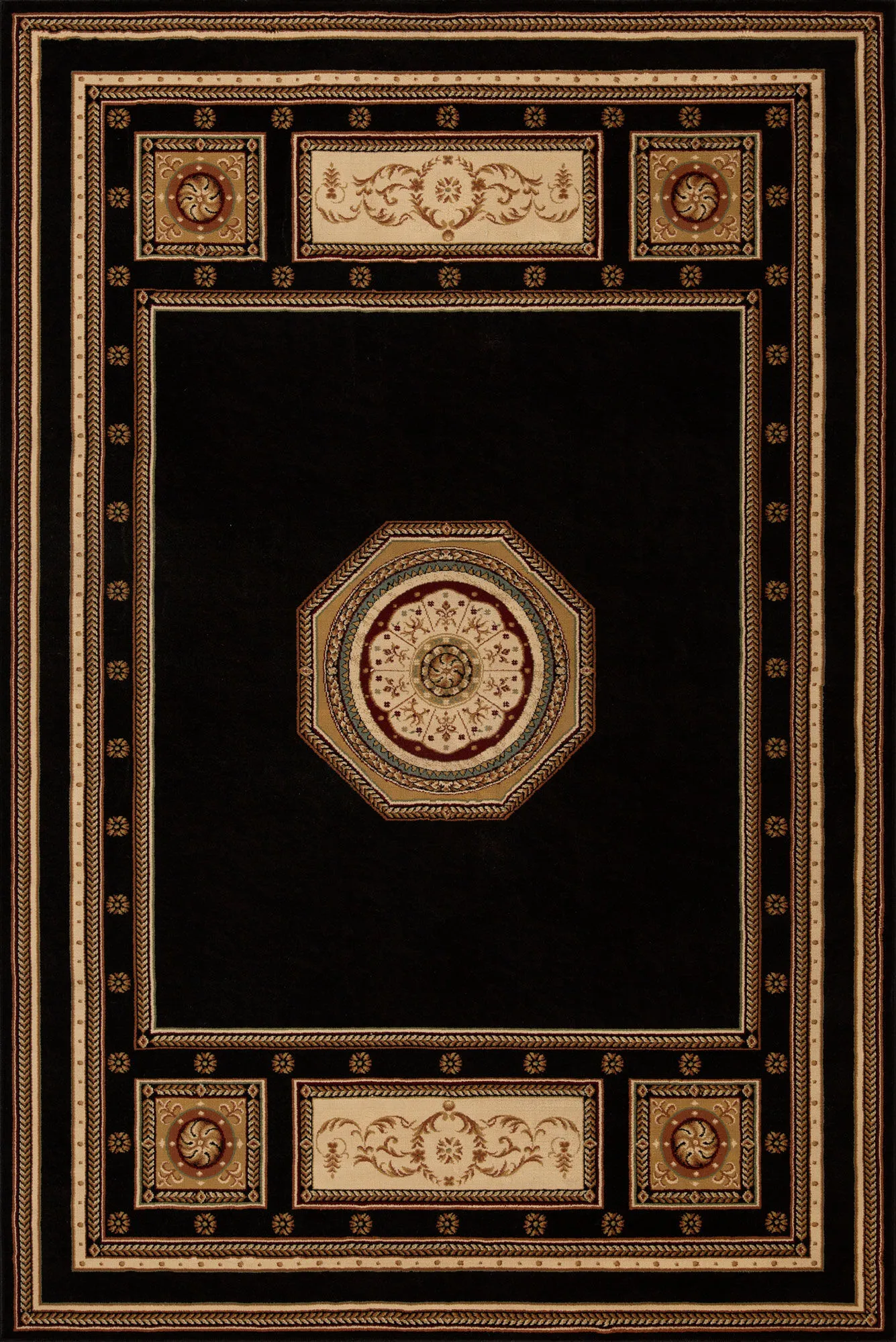 Cain Transitional Medallion Rug