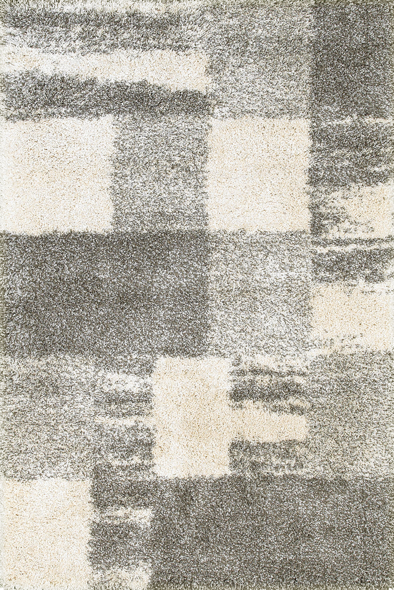 Ciro Square Pattern Shaggy Rug