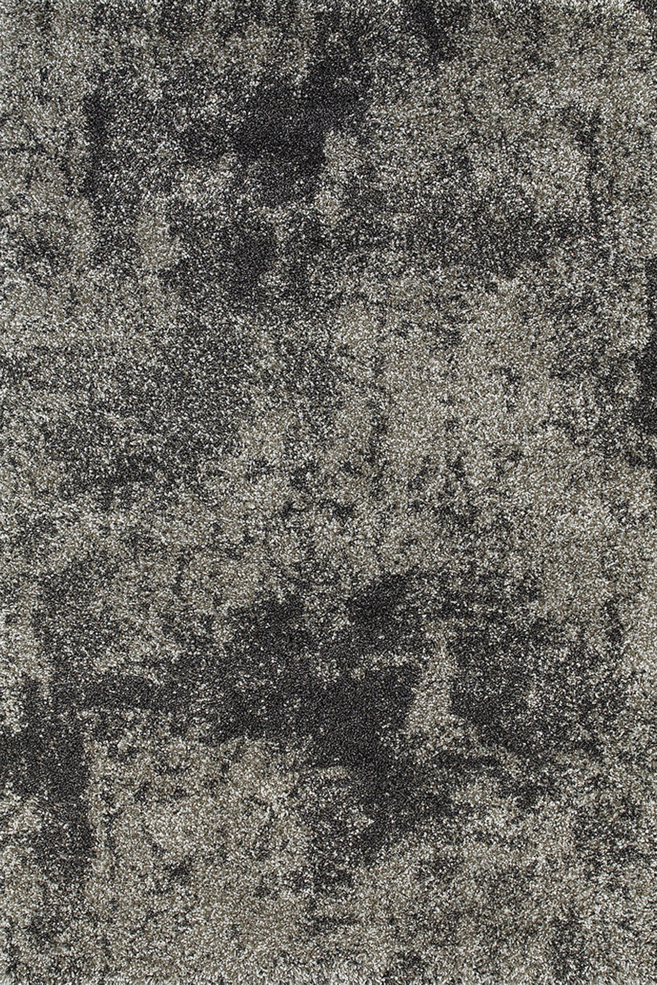 Ciro Abstract Charcoal Shaggy Rug