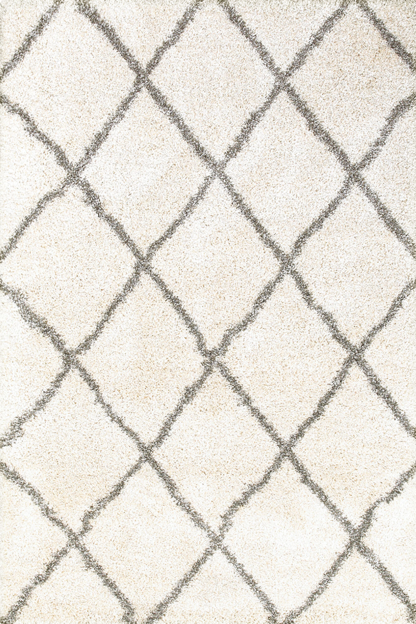 Large View Ciro Moroccan Trellis Shaggy Rug