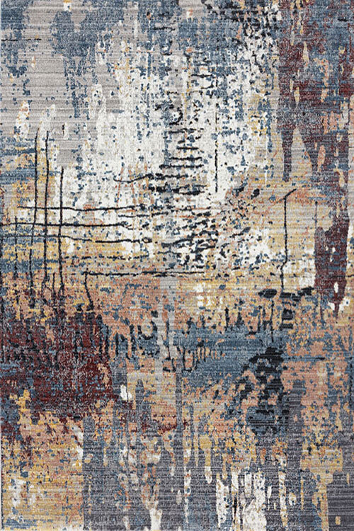 Danny Grey Modern Abstract Rug