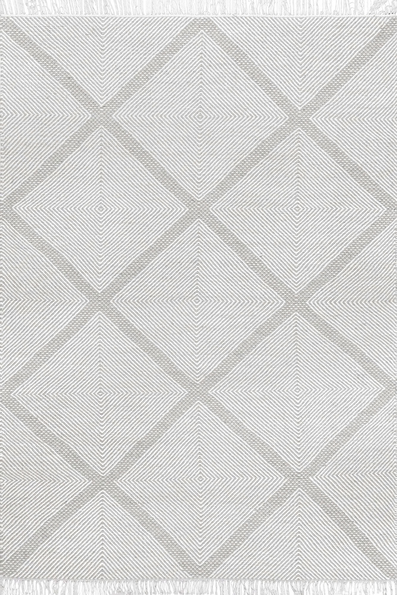 Dhurrie Diamond Pattern Rug