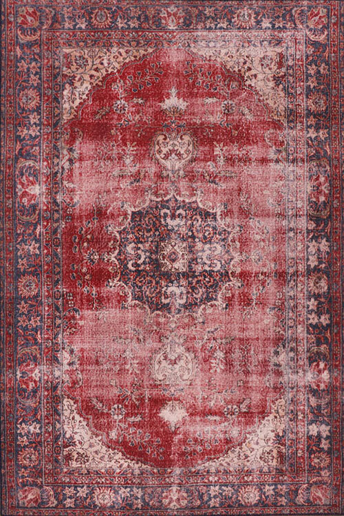 Diva Red Classic Overdyed Rug