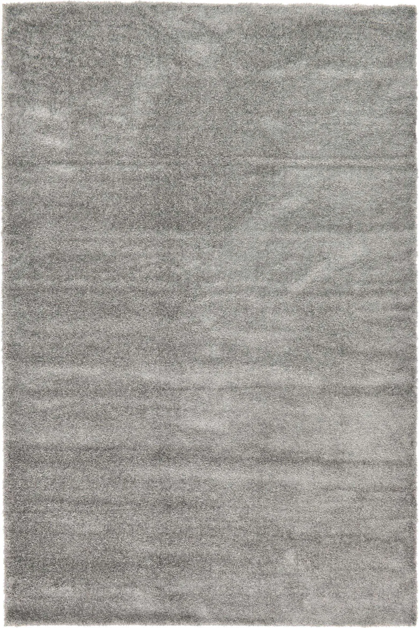 Large View Dream Plain Grey Shaggy Rug