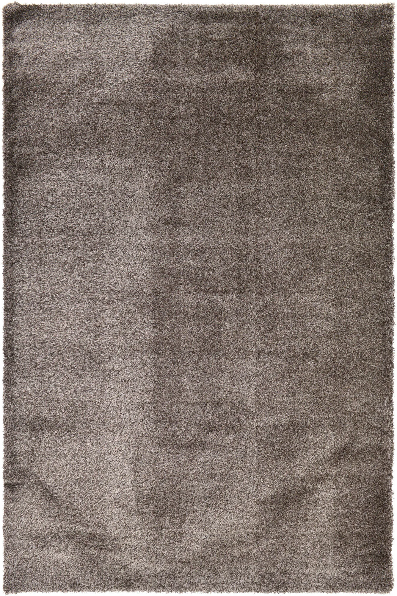 Large View Dream Plain Brown Shaggy Rug