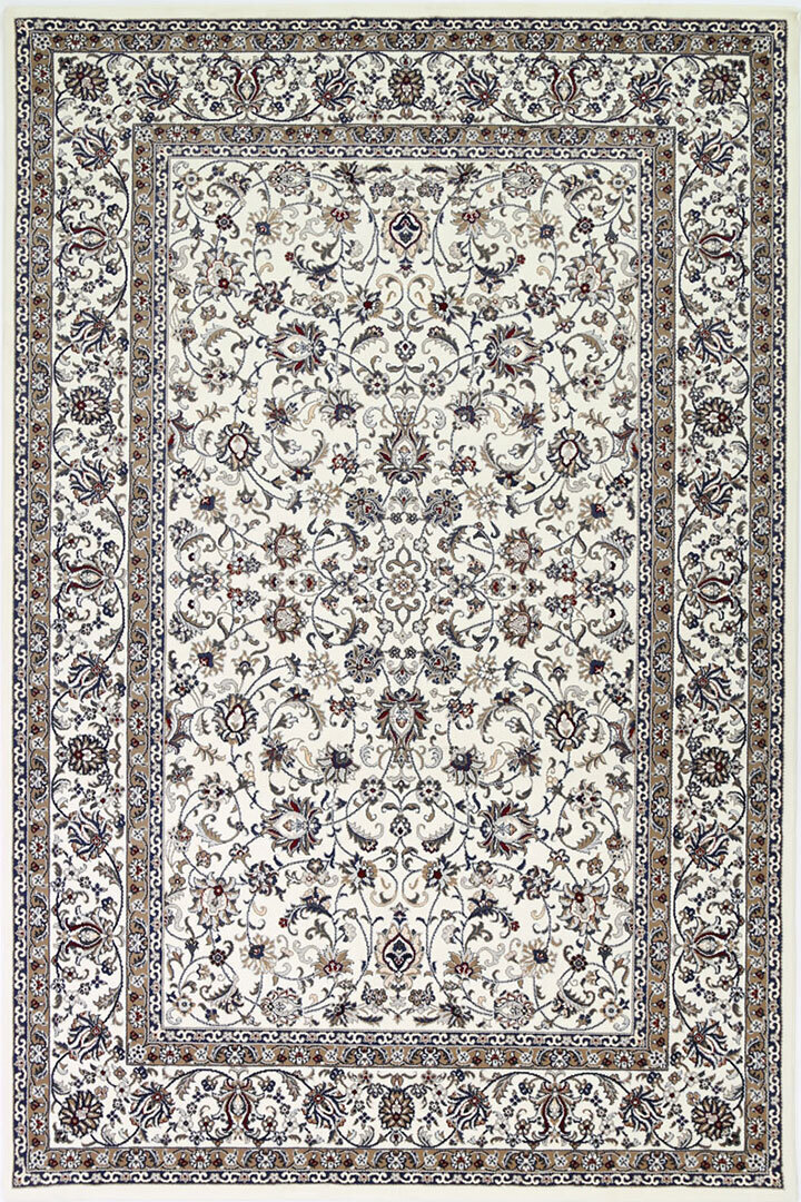 Large View Domenico Floral Border Rug