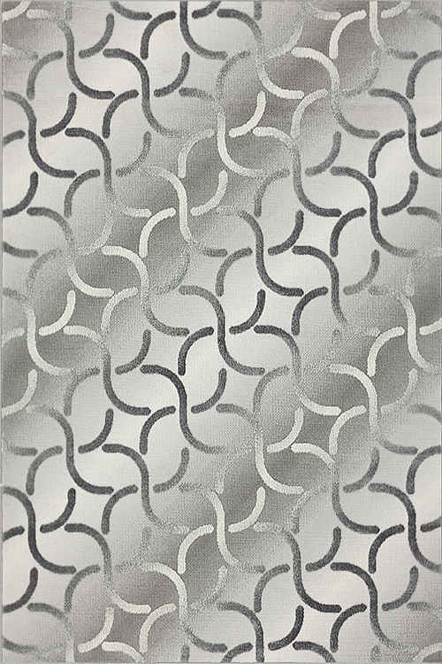 Dylan Grey Modern Abstract Rug