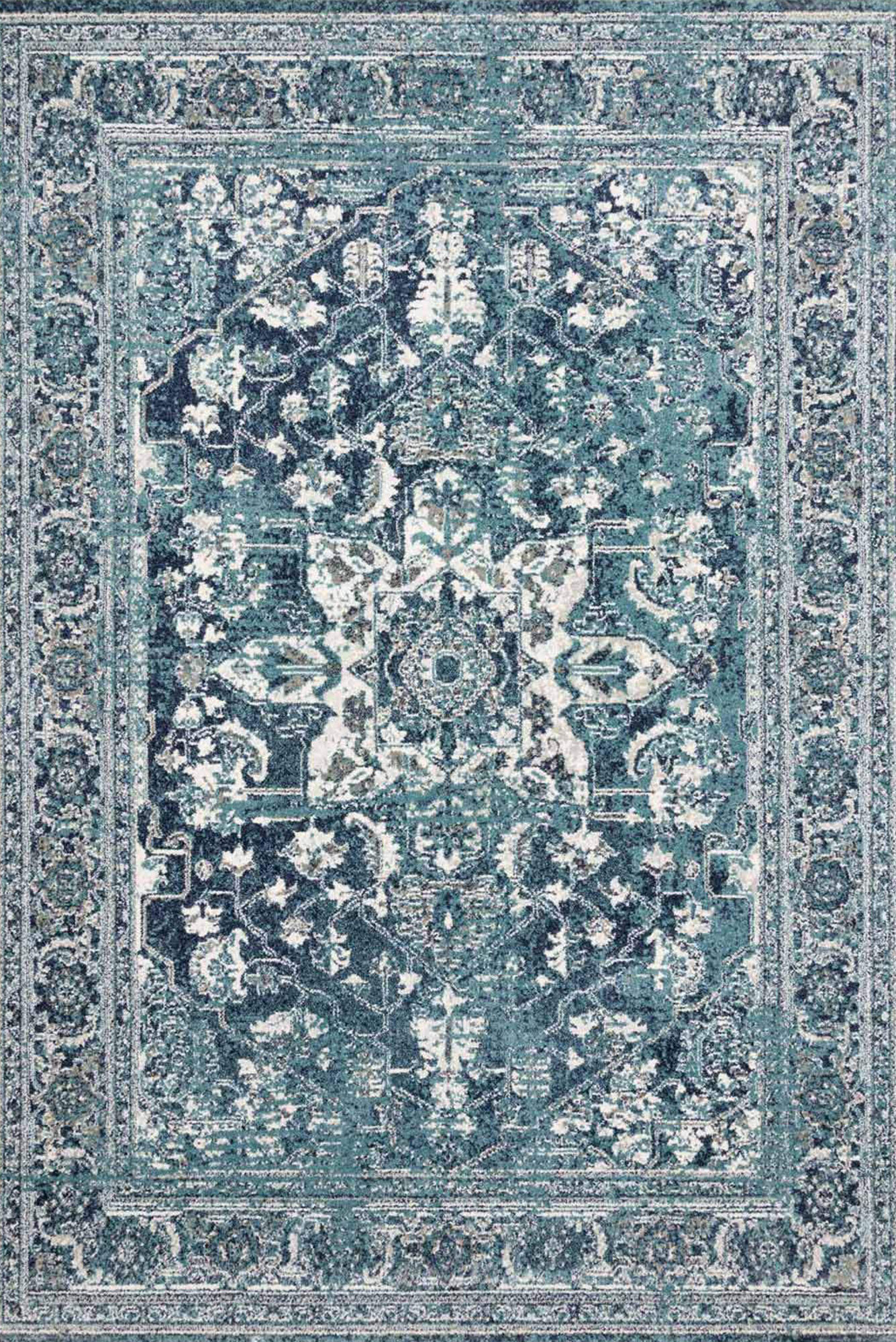 Large View Erin Traditional Medallion Rug