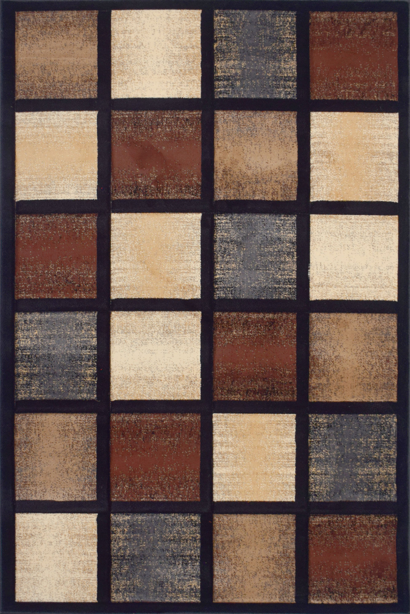 Eliza Modern Square Pattern Rug