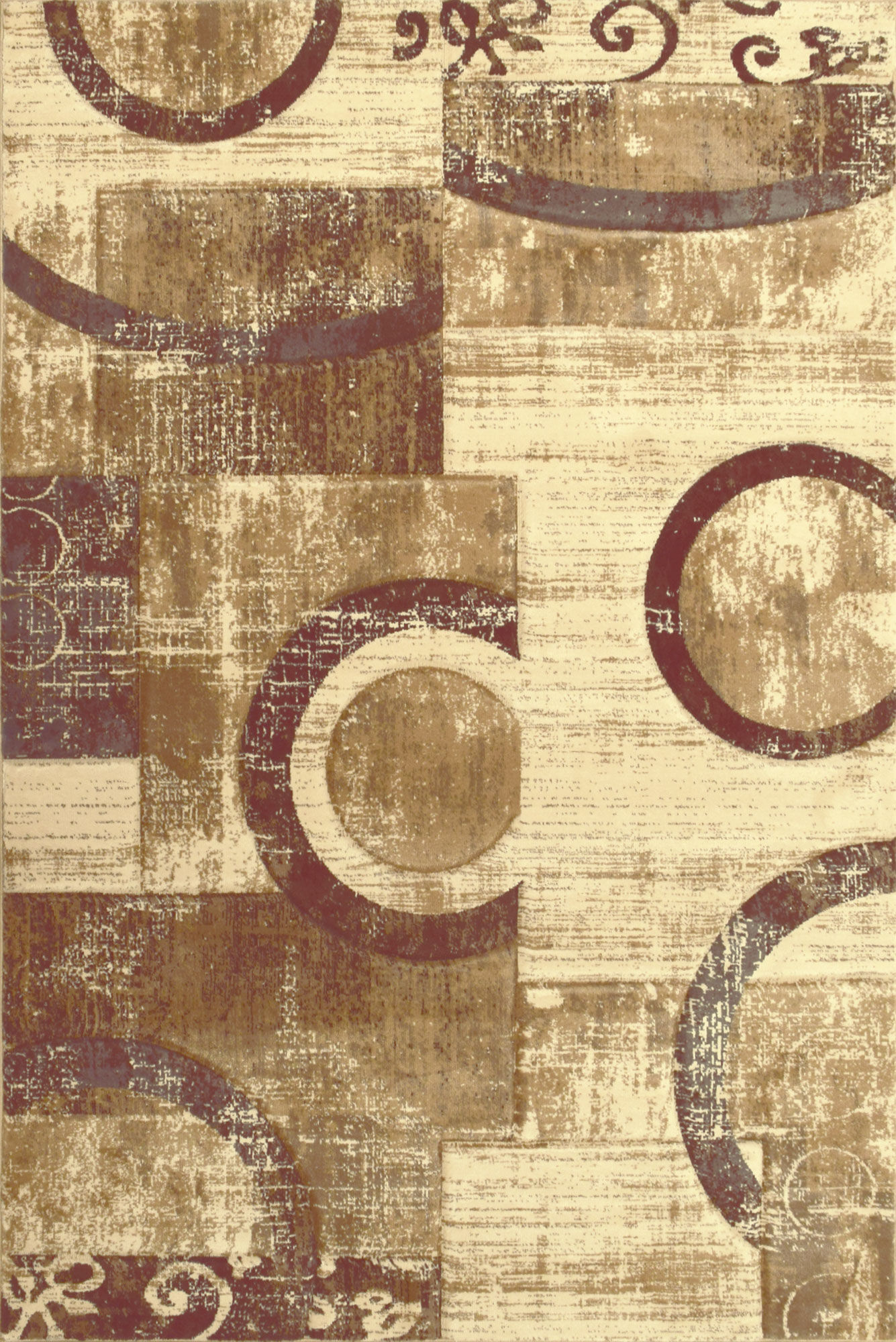 Large View Eliza Modern Geometric Rug